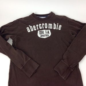 Vintage Abercrombie Spellout long sleeve shirt